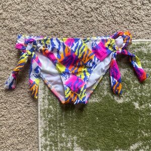 Roxy Neon Animal Print Bikini Bottoms